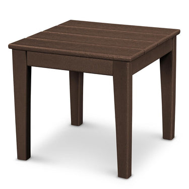POLYWOOD Newport 18-Inch End Table - Mahogany
